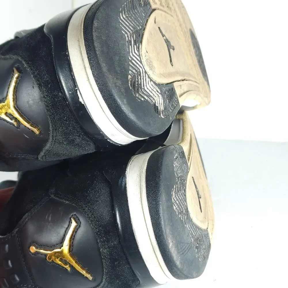 Nike Air Jordan Men’s Retro 4 Royalty 2016 US10,5 Suede Black Athletic Sneakers